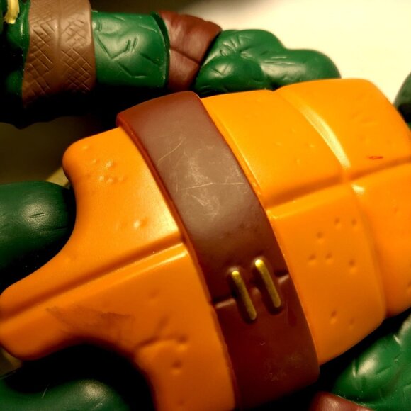 Teenage Mutant Ninja Turtle Playmates 2 Action Figure Toys Michaelangelo Raphael - Picture 10 of 10